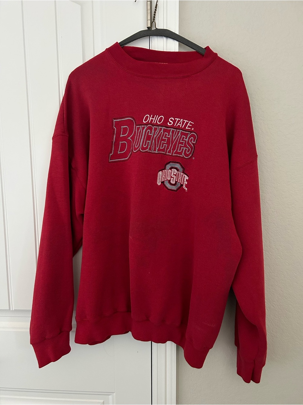 Vintage Ohio State Buckeyes Red Crewneck Sweatshirt
